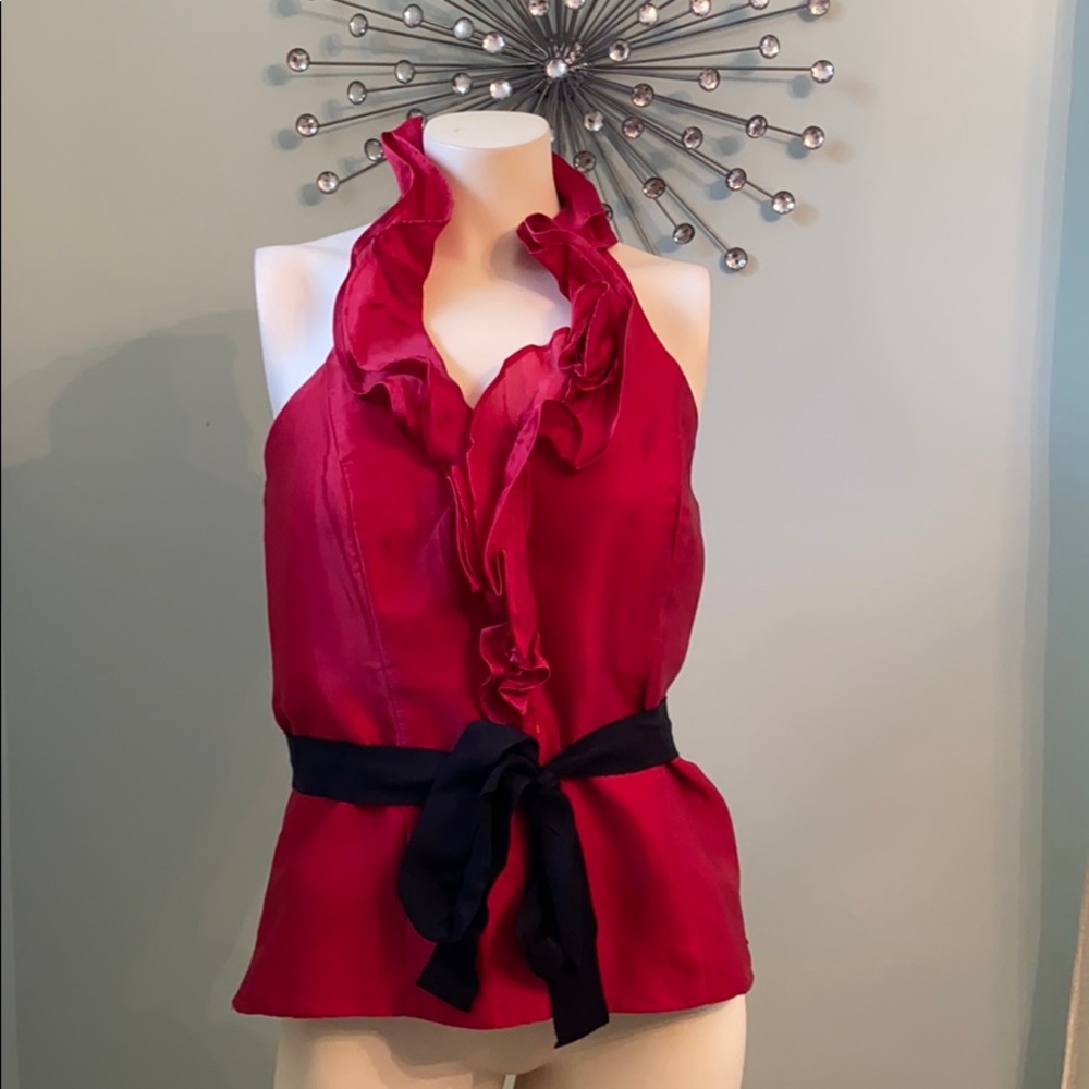 Worn Once WHBM Silk Top